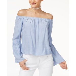 cute off the shoulder blouse